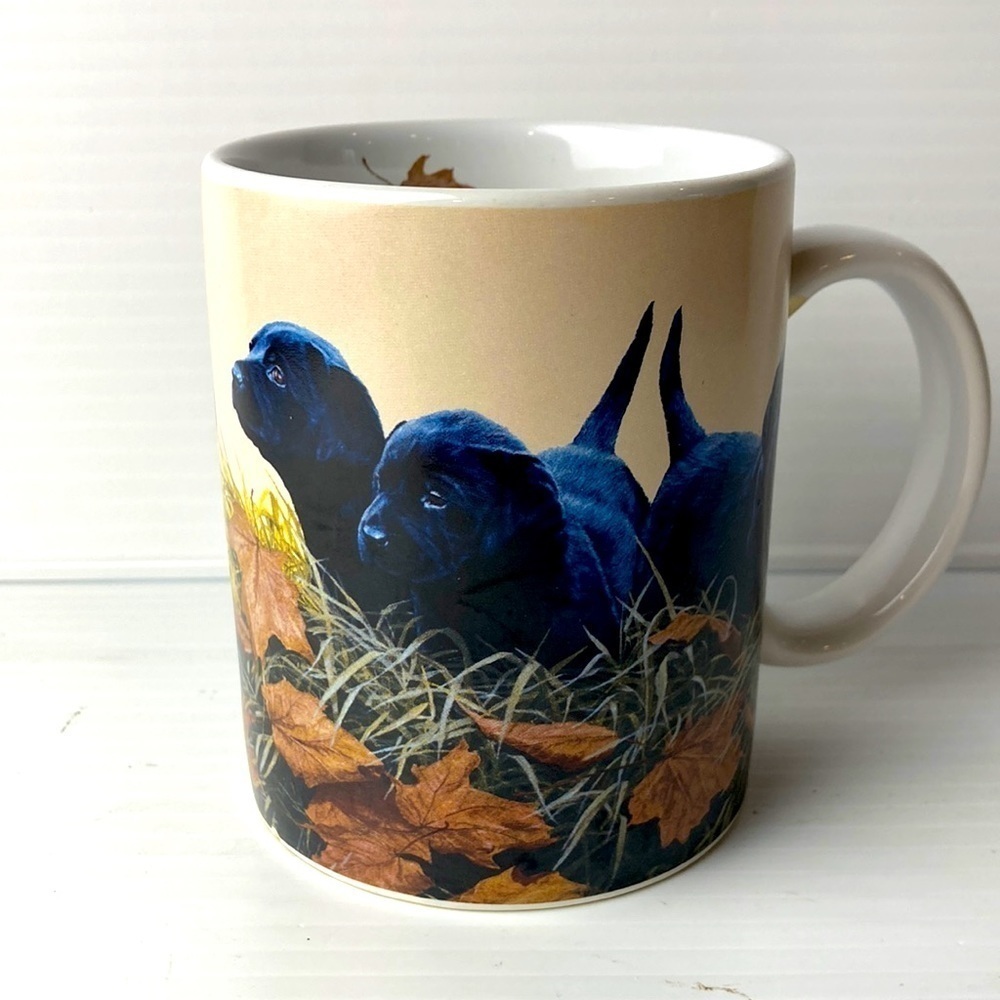 Lang and Wise “Lab Puppies” mug